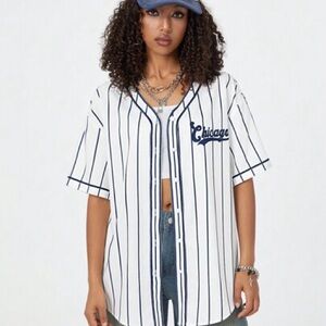 💫H&M💫 Atlanta Cotton Baseball Jersey
